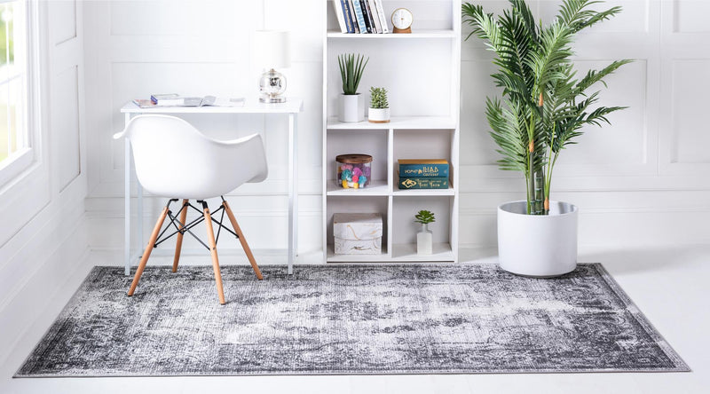 Copenhagen Comfort Collection Area Rug -  Roskilde Rectangle Gray  lifestyle 10