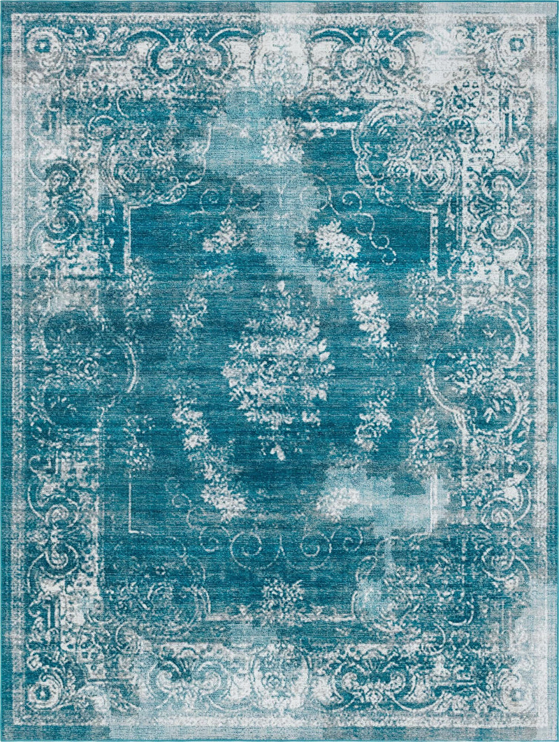 Copenhagen Comfort Collection Area Rug -  Roskilde Rectangle Blue  lifestyle 3