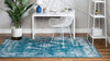 Copenhagen Comfort Collection Area Rug -  Roskilde Rectangle Blue  lifestyle 11