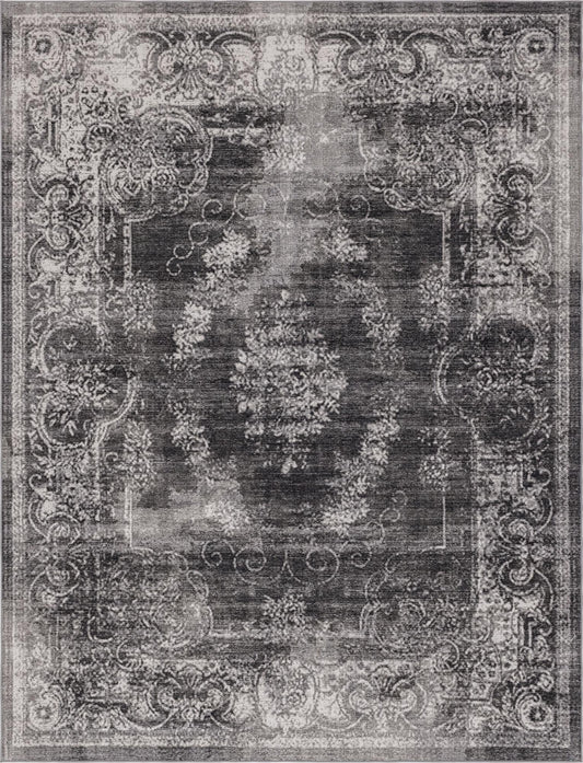 Copenhagen Comfort Collection Area Rug -  Roskilde Rectangle Charcoal Main