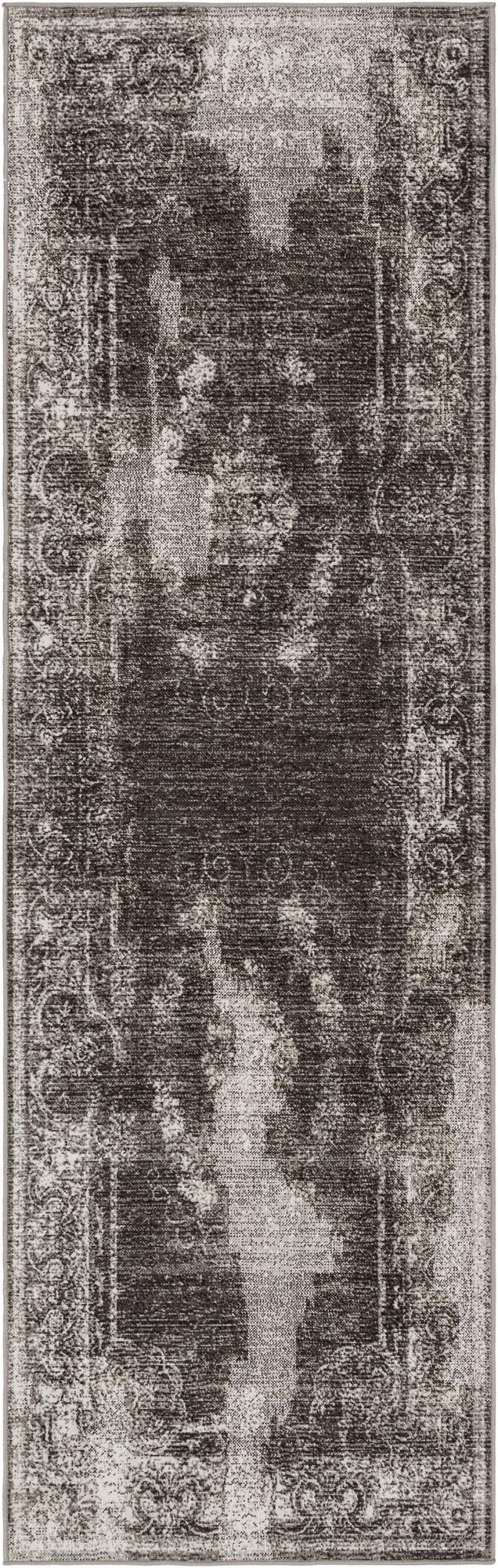 Copenhagen Comfort Collection Area Rug -  Roskilde Runner Charcoal  lifestyle 72
