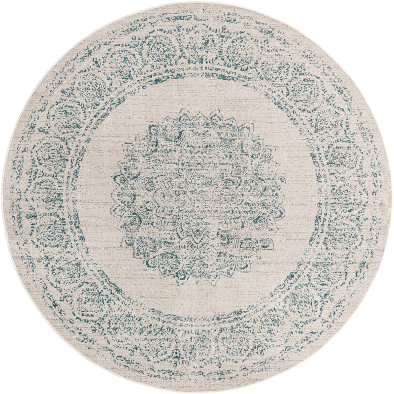 Copenhagen Comfort Collection Area Rug -  Helsingør Round Cream  lifestyle 39