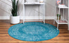 Copenhagen Comfort Collection Area Rug -  Helsingør Round Blue  lifestyle 62