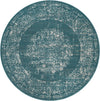 Copenhagen Comfort Collection Area Rug -  Helsingør Round Blue  lifestyle 77