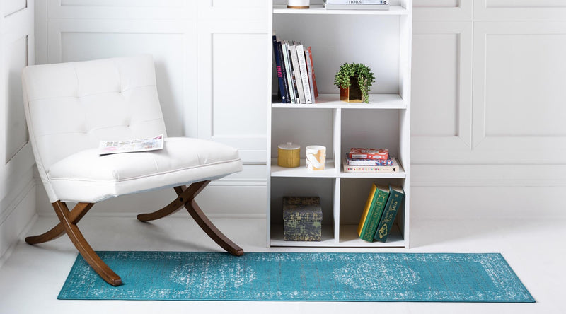 Copenhagen Comfort Collection Area Rug -  Helsingør Runner Blue  lifestyle 63