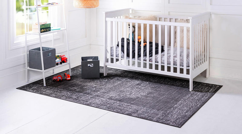 Copenhagen Comfort Collection Area Rug -  Helsingør Rectangle Dark Gray  lifestyle 9