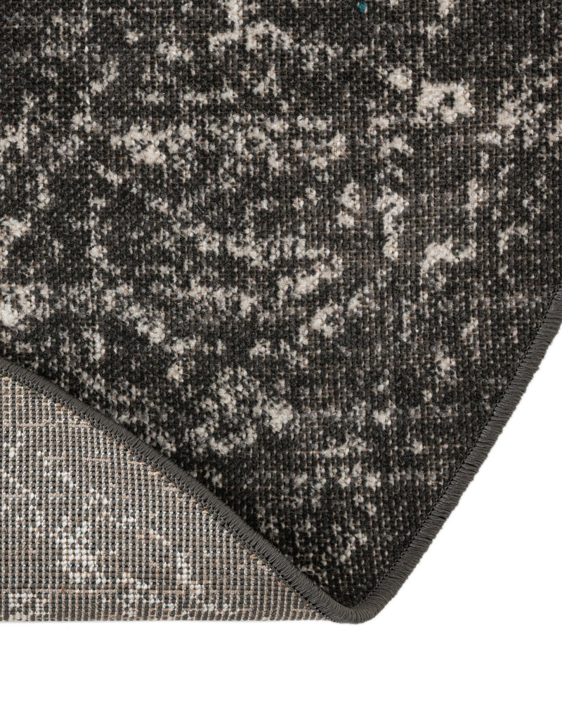 Copenhagen Comfort Collection Area Rug -  Helsingør Round Dark Gray  lifestyle 63