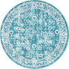 Copenhagen Comfort Collection Area Rug - Frederiksberg Round Blue  lifestyle 78