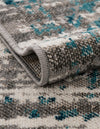 Copenhagen Comfort Collection Area Rug -  Odense Rectangle Blue  lifestyle 6