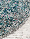 Copenhagen Comfort Collection Area Rug -  Odense Round Blue  lifestyle 25