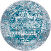 Copenhagen Comfort Collection Area Rug -  Odense Round Blue  lifestyle 15