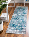Copenhagen Comfort Collection Area Rug -  Odense Runner Blue  lifestyle 18