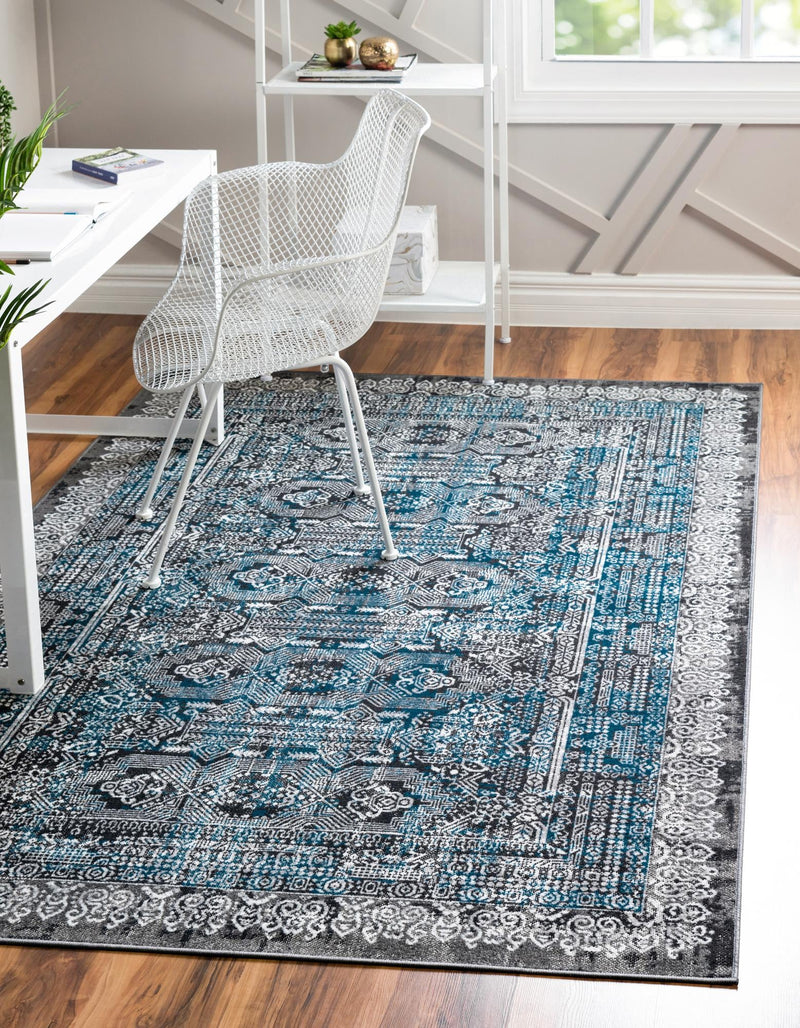 Copenhagen Comfort Collection Area Rug -  Aalborg Rectangle Gray  lifestyle 2