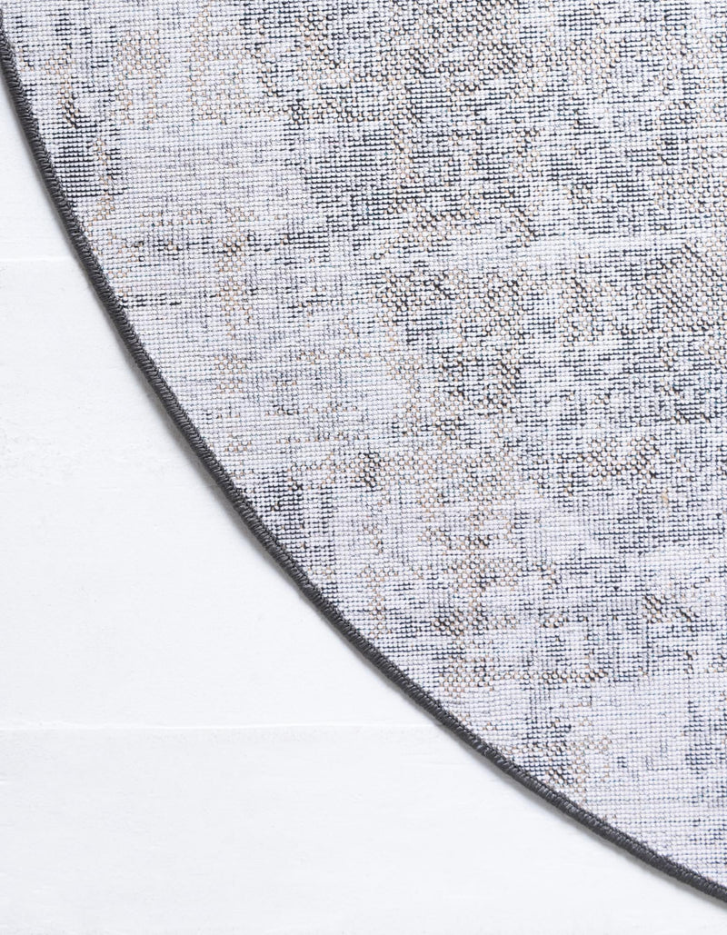 Copenhagen Comfort Collection Area Rug -  Aalborg Round Gray  lifestyle 30