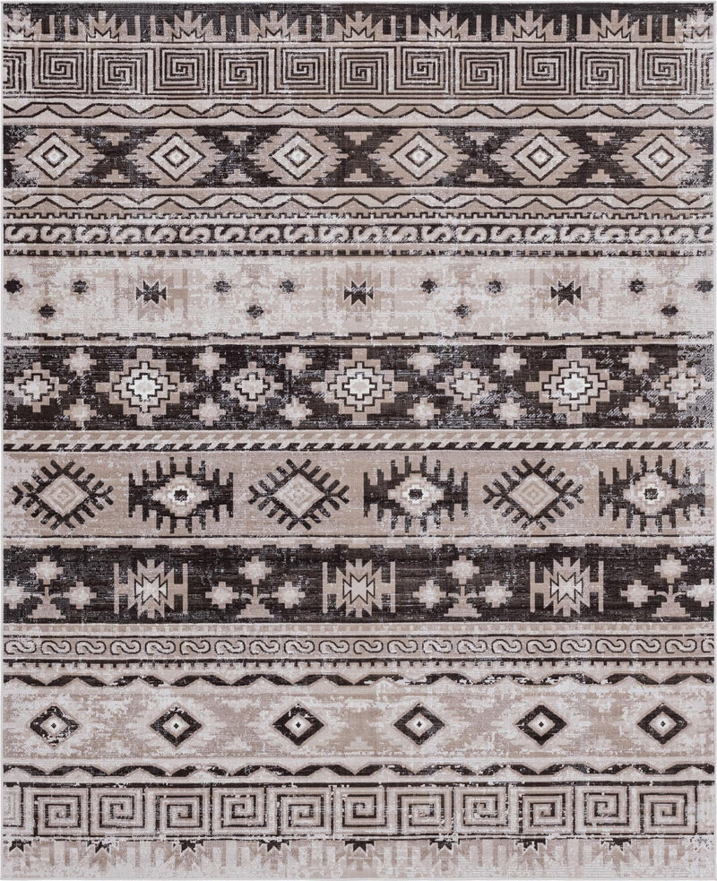 Geneva Terrace Collection Area Rug - Montreux Rectangle Beige  lifestyle 2