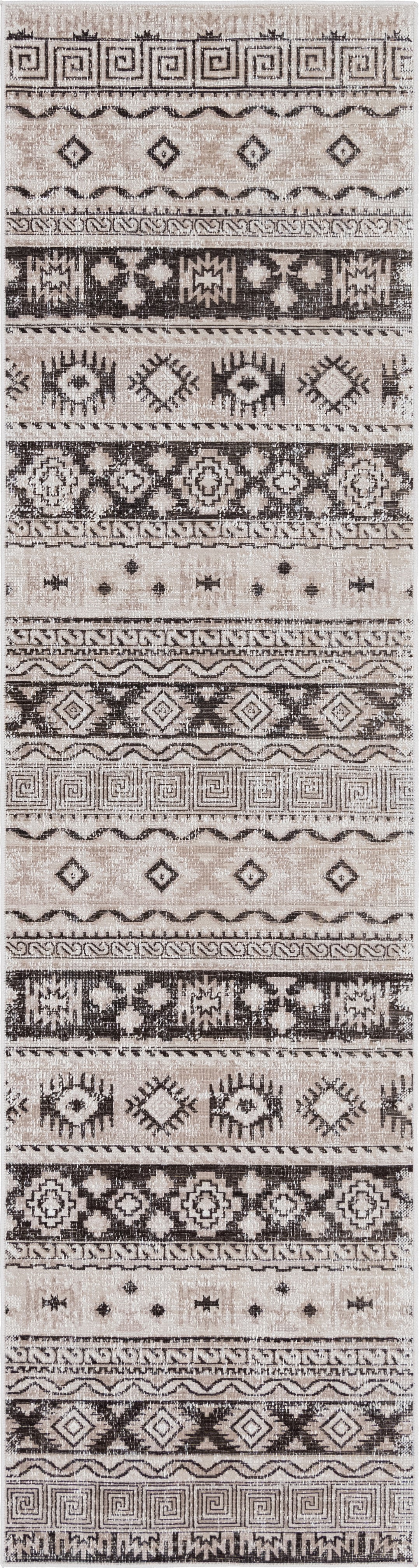 Geneva Terrace Collection Area Rug - Montreux Runner Beige  lifestyle 39