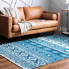 Geneva Terrace Collection Area Rug - Montreux Rectangle Blue  lifestyle 4