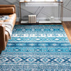 Geneva Terrace Collection Area Rug - Montreux Rectangle Blue  lifestyle 7