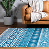 Geneva Terrace Collection Area Rug - Montreux Rectangle Blue  lifestyle 10
