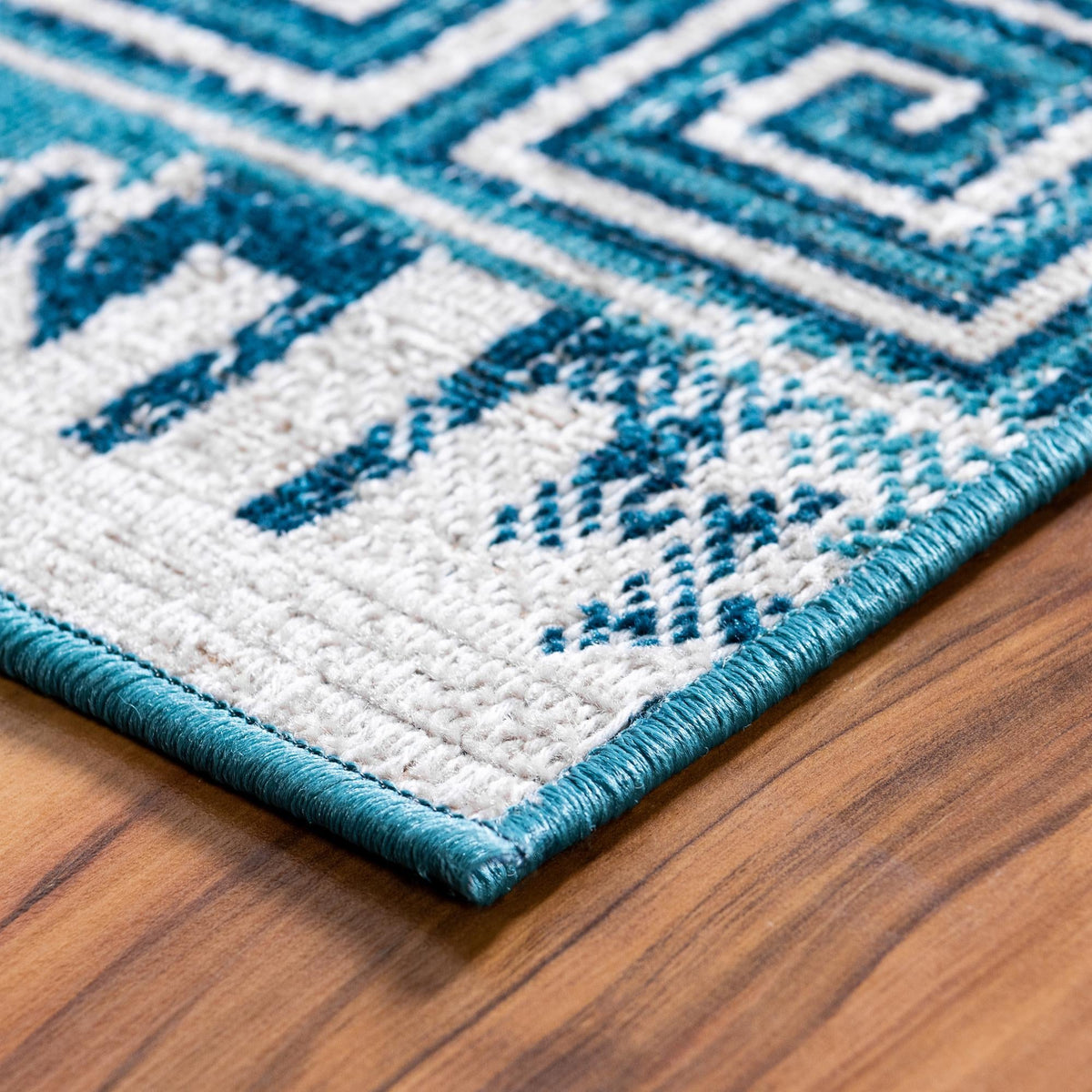 Geneva Terrace Collection Area Rug - Montreux Rectangle Blue  lifestyle 13