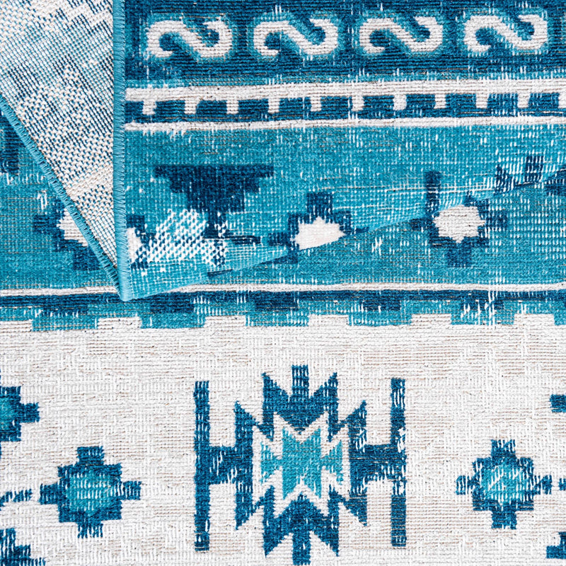 Geneva Terrace Collection Area Rug - Montreux Rectangle Blue  lifestyle 19