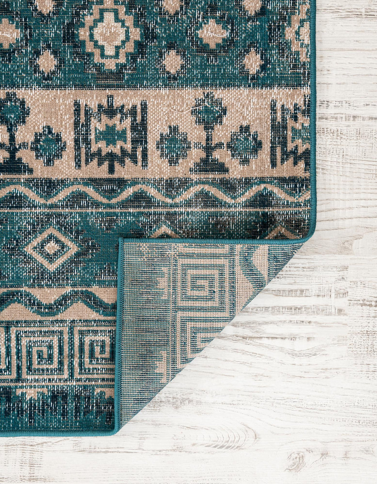 Geneva Terrace Collection Area Rug - Montreux Rectangle Blue  lifestyle 63