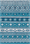 Geneva Terrace Collection Area Rug - Montreux Rectangle Blue  lifestyle 5