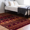 Geneva Terrace Collection Area Rug - Montreux Rectangle Rust Red  lifestyle 6