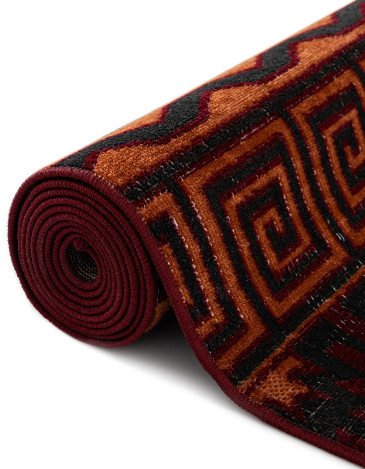 Geneva Terrace Collection Area Rug - Montreux Rectangle Rust Red  lifestyle 33