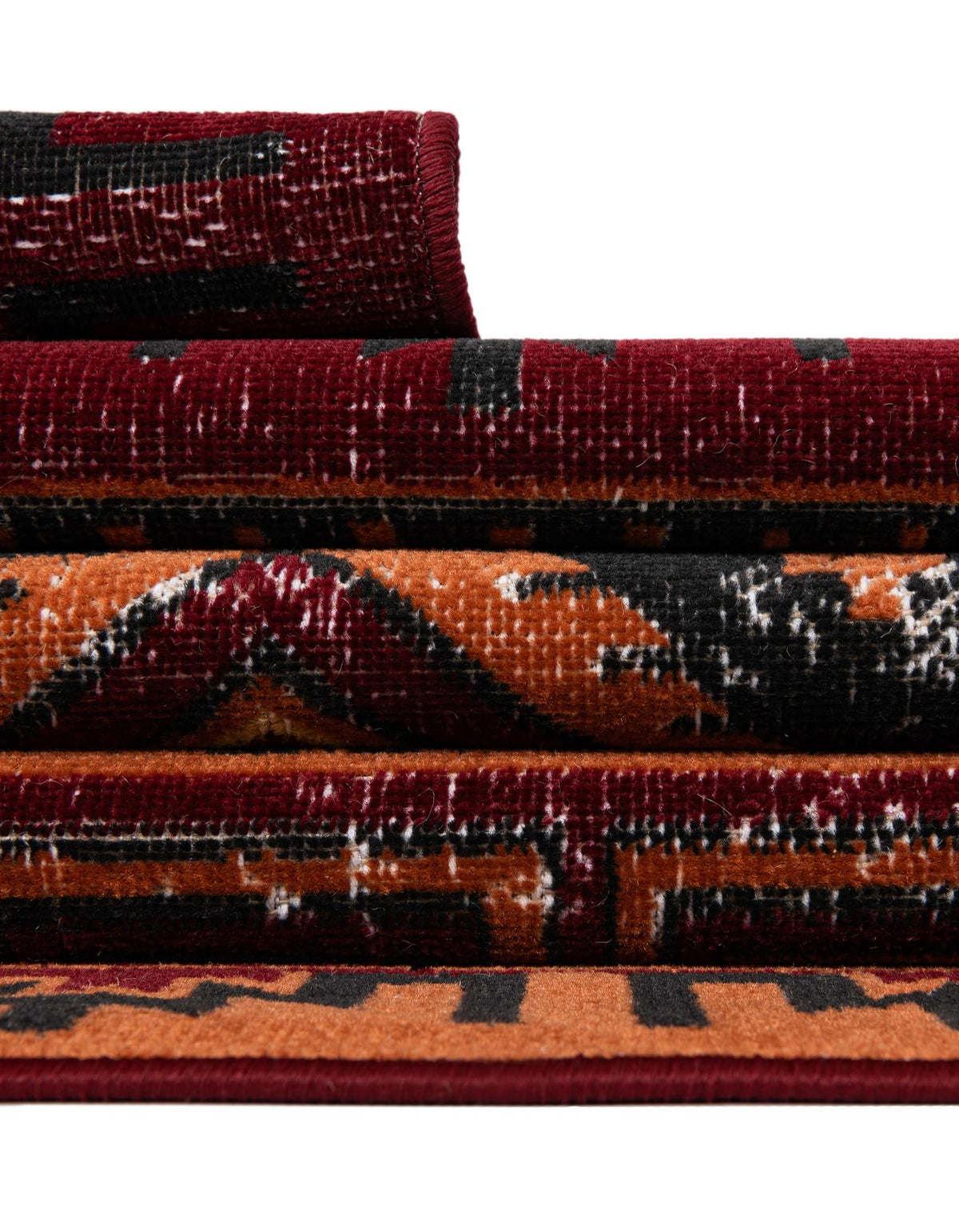 Geneva Terrace Collection Area Rug - Montreux Rectangle Rust Red  lifestyle 37