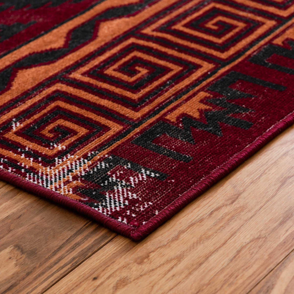 Geneva Terrace Collection Area Rug - Montreux Rectangle Rust Red  lifestyle 43