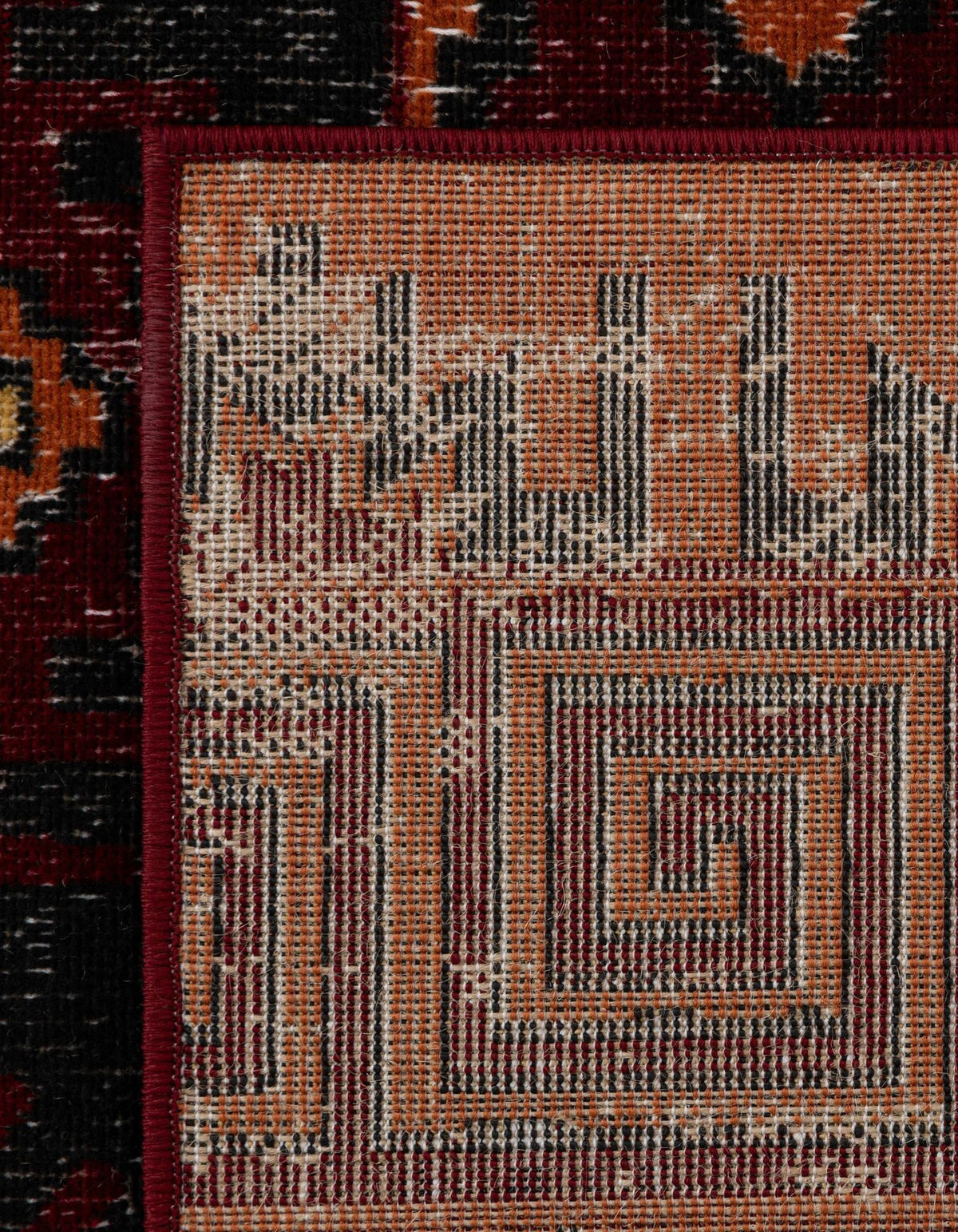 Geneva Terrace Collection Area Rug - Montreux Rectangle Rust Red  lifestyle 55