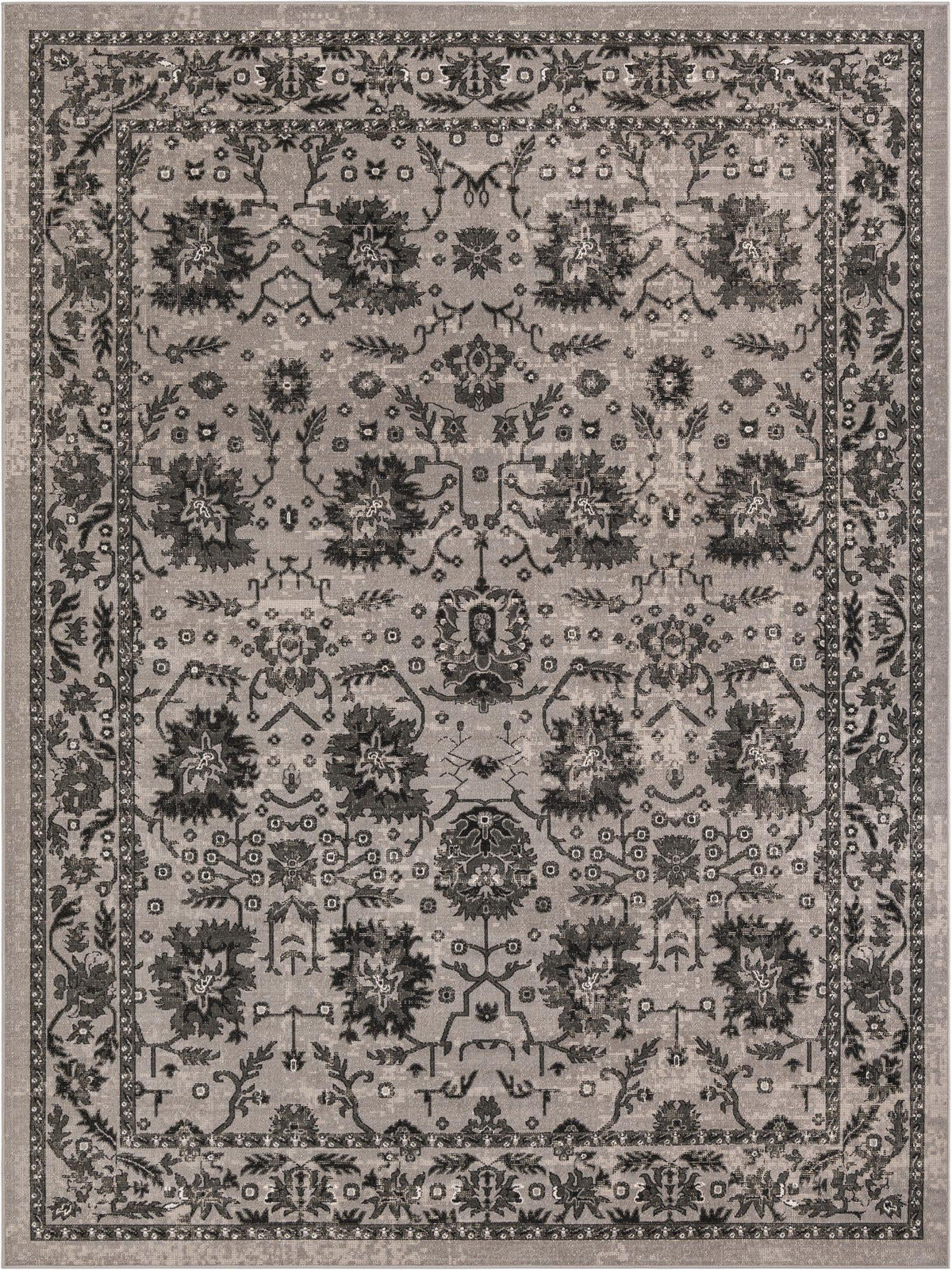 Geneva Terrace Collection Area Rug -  Lausanne Rectangle Light Gray  lifestyle 4
