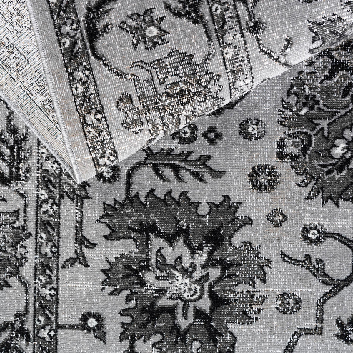 Geneva Terrace Collection Area Rug -  Lausanne Rectangle Light Gray  lifestyle 28
