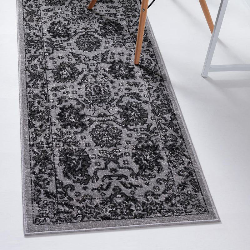 Geneva Terrace Collection Area Rug -  Lausanne Runner Light Gray  lifestyle 65