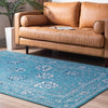 Geneva Terrace Collection Area Rug -  Lausanne Rectangle Blue  lifestyle 6