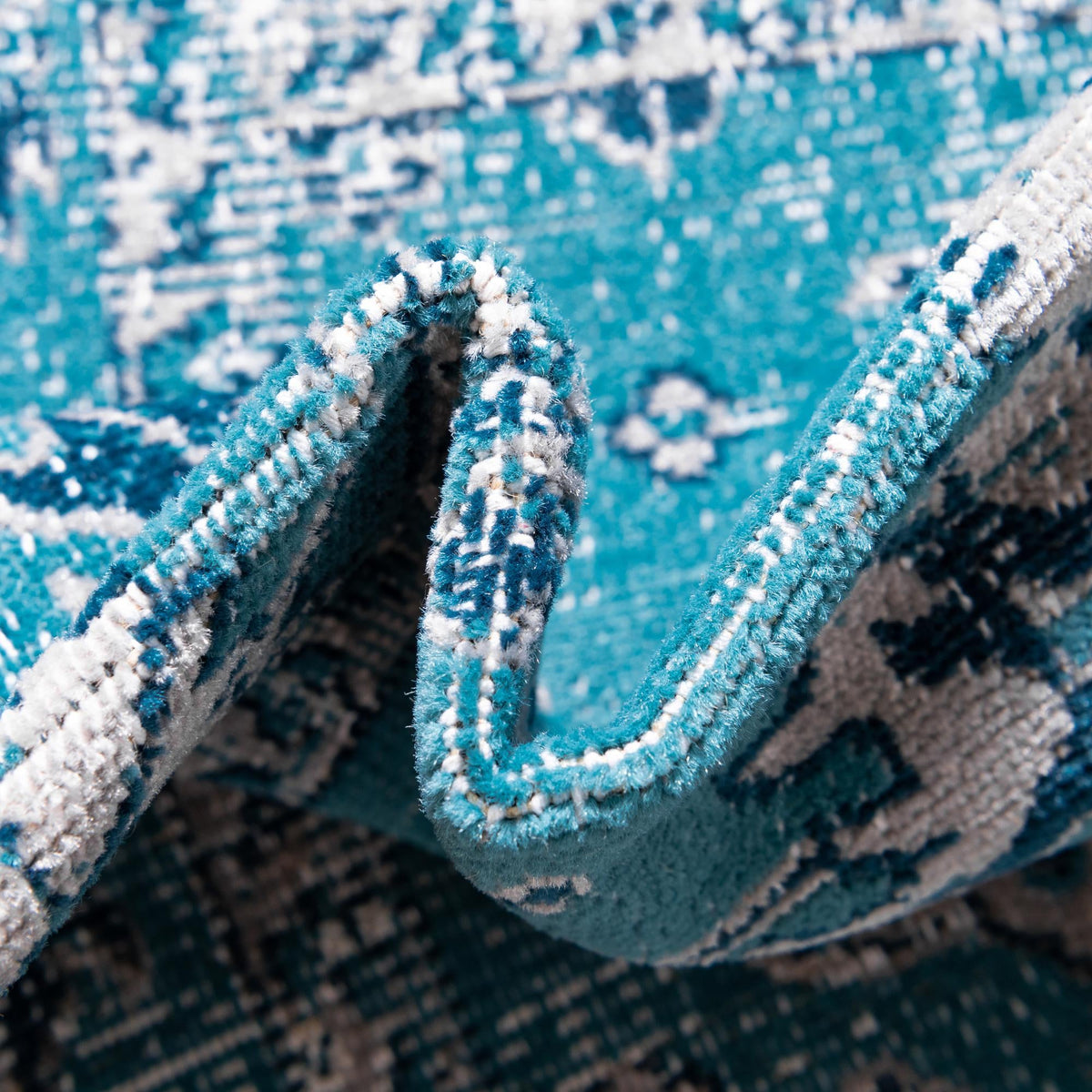Geneva Terrace Collection Area Rug -  Lausanne Rectangle Blue  lifestyle 24