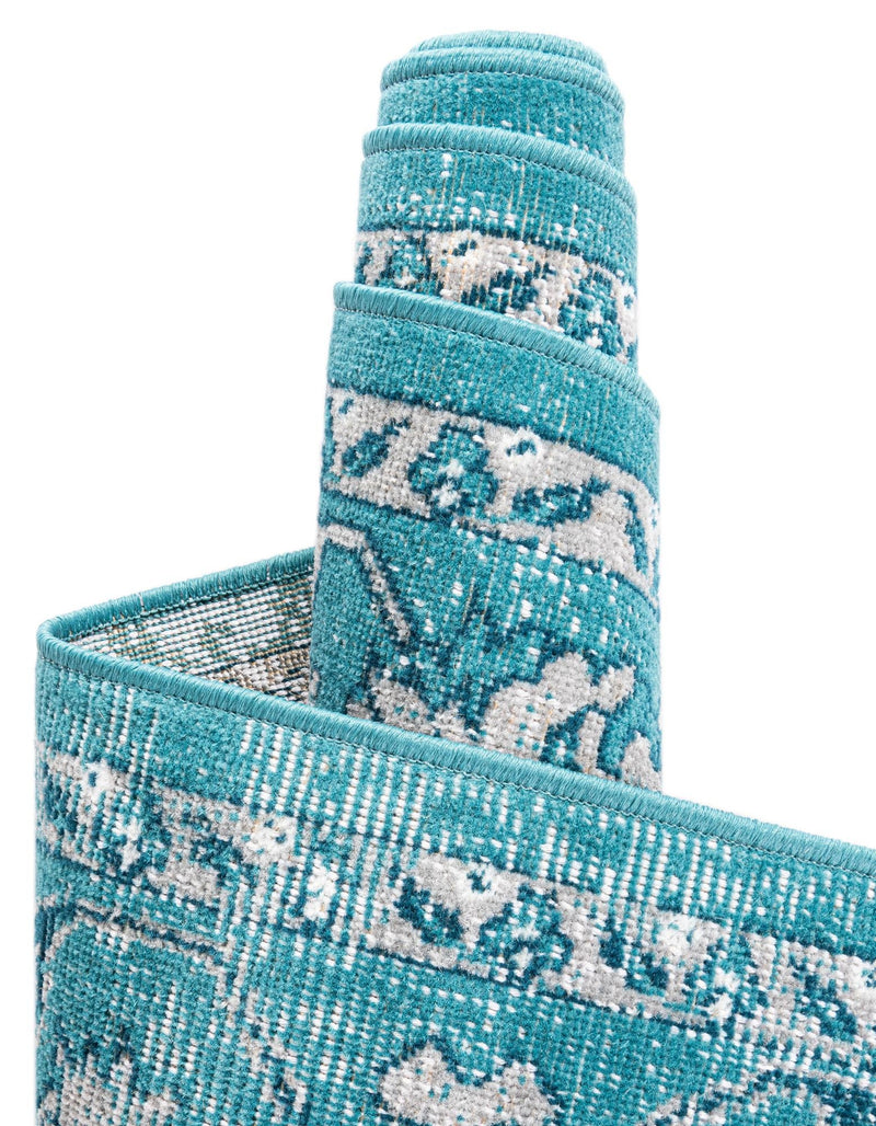 Geneva Terrace Collection Area Rug -  Lausanne Rectangle Blue  lifestyle 48