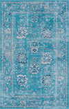 Geneva Terrace Collection Area Rug -  Lausanne Rectangle Blue  lifestyle 3