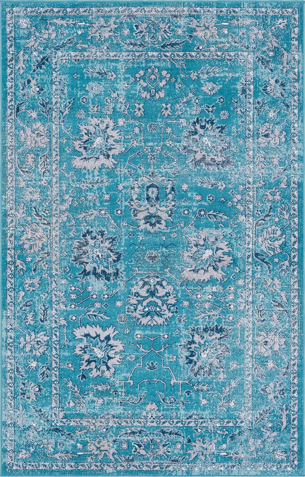 Geneva Terrace Collection Area Rug -  Lausanne Rectangle Blue  lifestyle 3