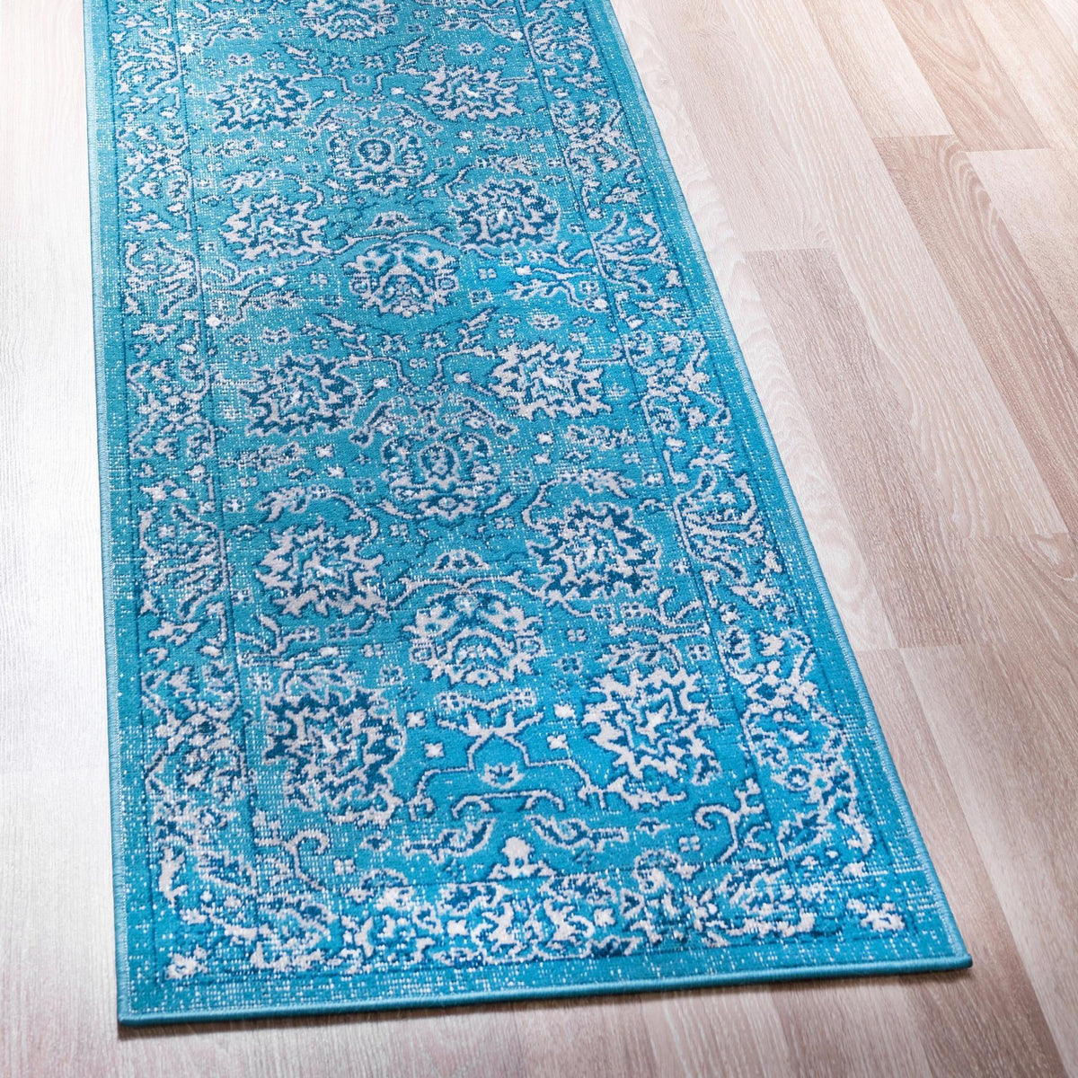 Geneva Terrace Collection Area Rug -  Lausanne Runner Blue  lifestyle 127