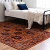 Geneva Terrace Collection Area Rug -  Lausanne Rectangle Orange  lifestyle 4