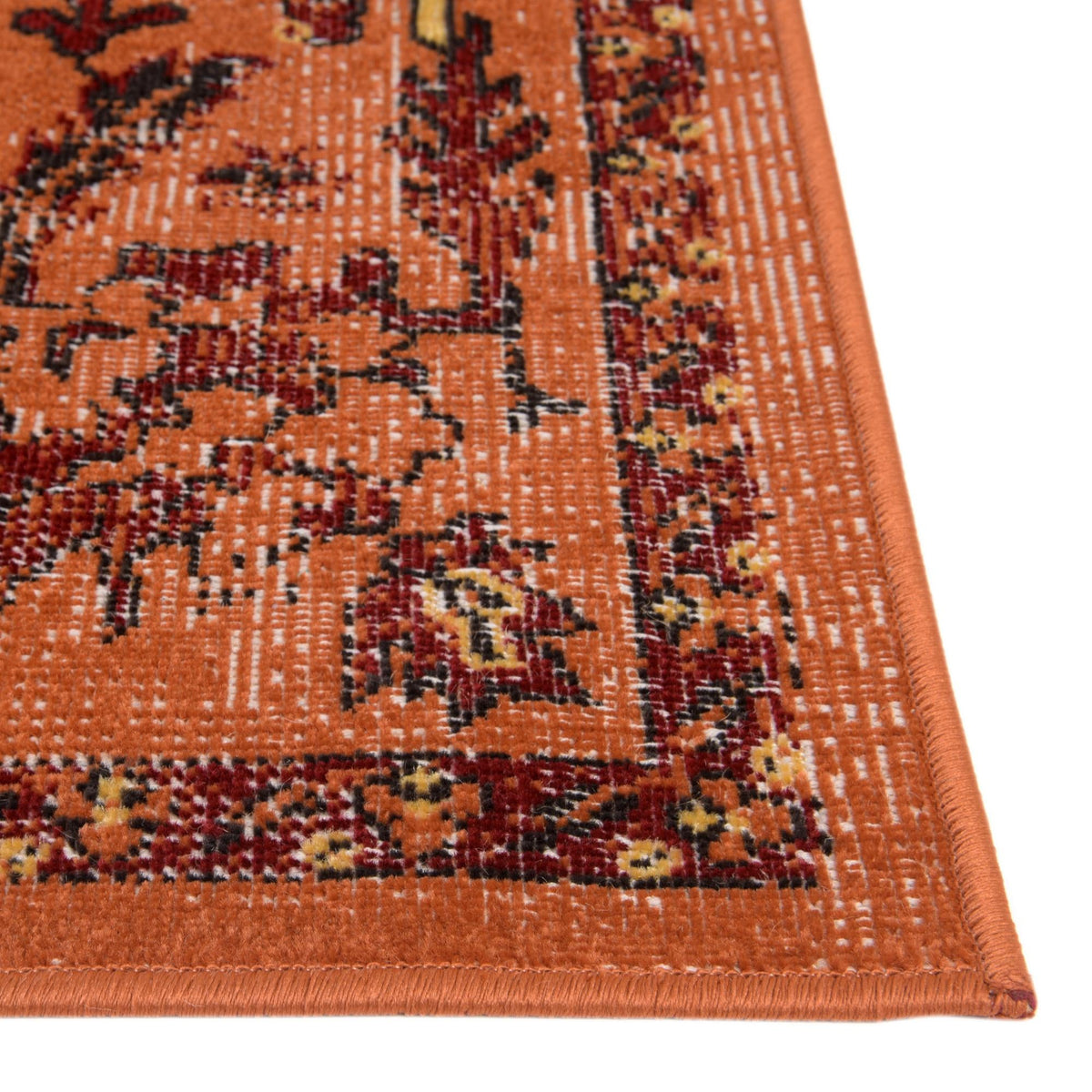 Geneva Terrace Collection Area Rug -  Lausanne Rectangle Orange  lifestyle 19