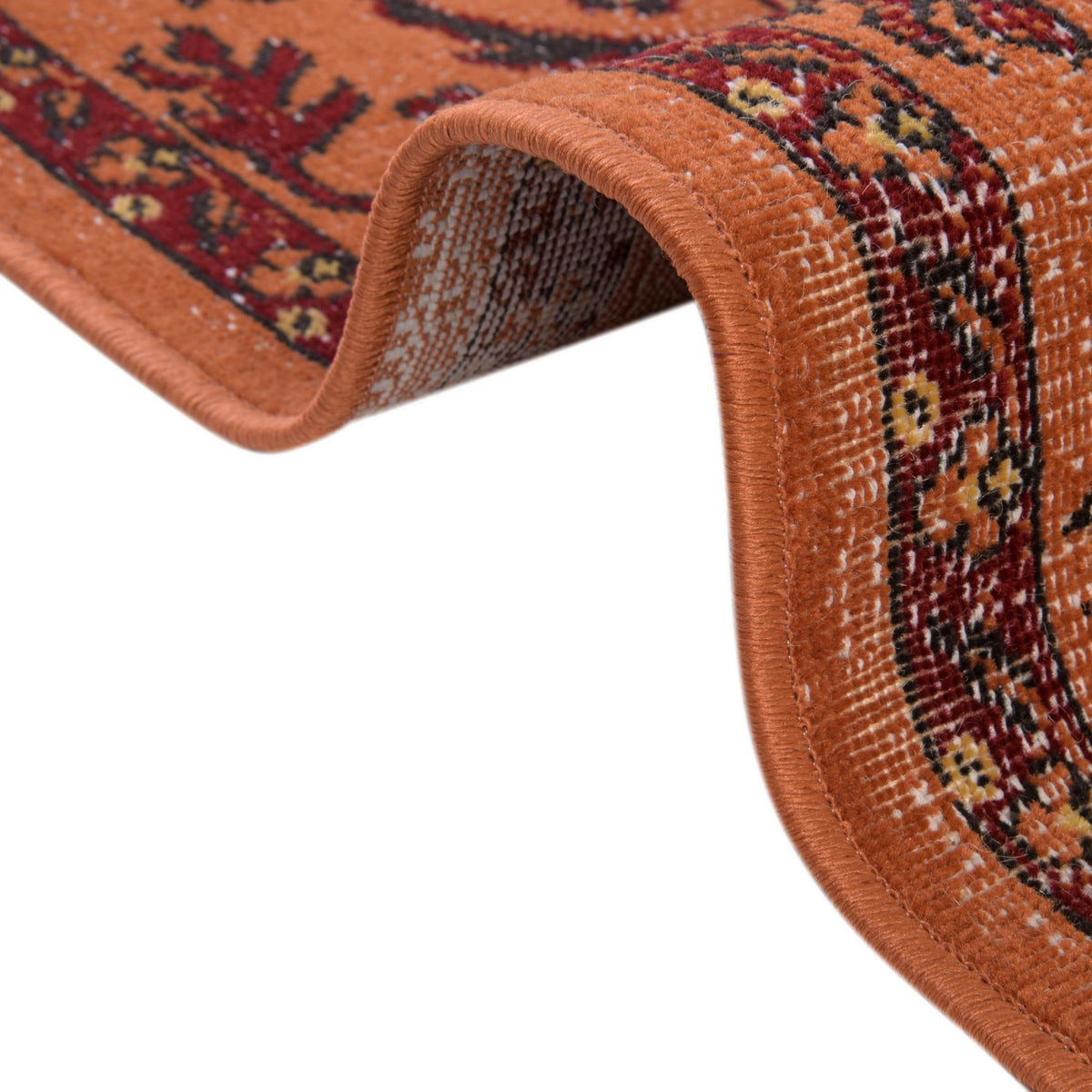Geneva Terrace Collection Area Rug -  Lausanne Rectangle Orange  lifestyle 27