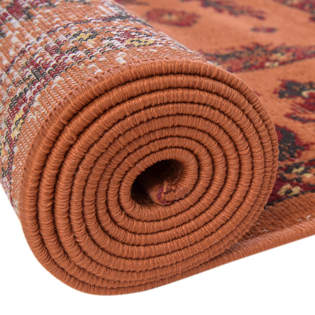 Geneva Terrace Collection Area Rug -  Lausanne Rectangle Orange  lifestyle 31