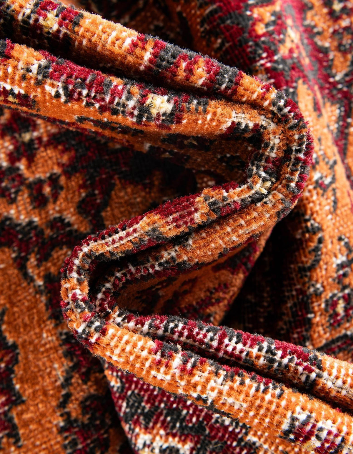 Geneva Terrace Collection Area Rug -  Lausanne Rectangle Orange  lifestyle 67