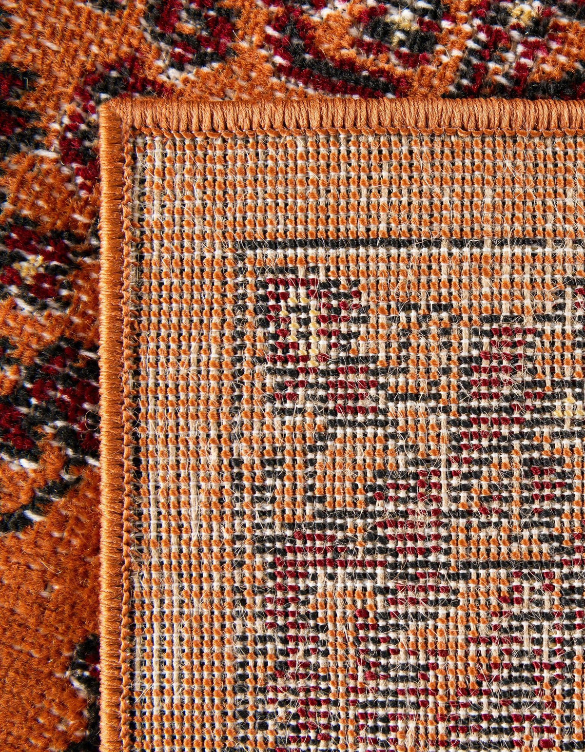 Geneva Terrace Collection Area Rug -  Lausanne Rectangle Orange  lifestyle 69