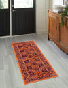 Geneva Terrace Collection Area Rug -  Lausanne Runner Orange  lifestyle 67
