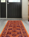Geneva Terrace Collection Area Rug -  Lausanne Runner Orange  lifestyle 77