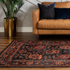 Geneva Terrace Collection Area Rug -  Lausanne Rectangle Black  lifestyle 11